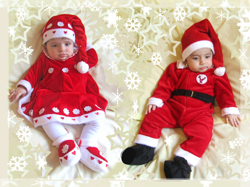 babies christmas picture